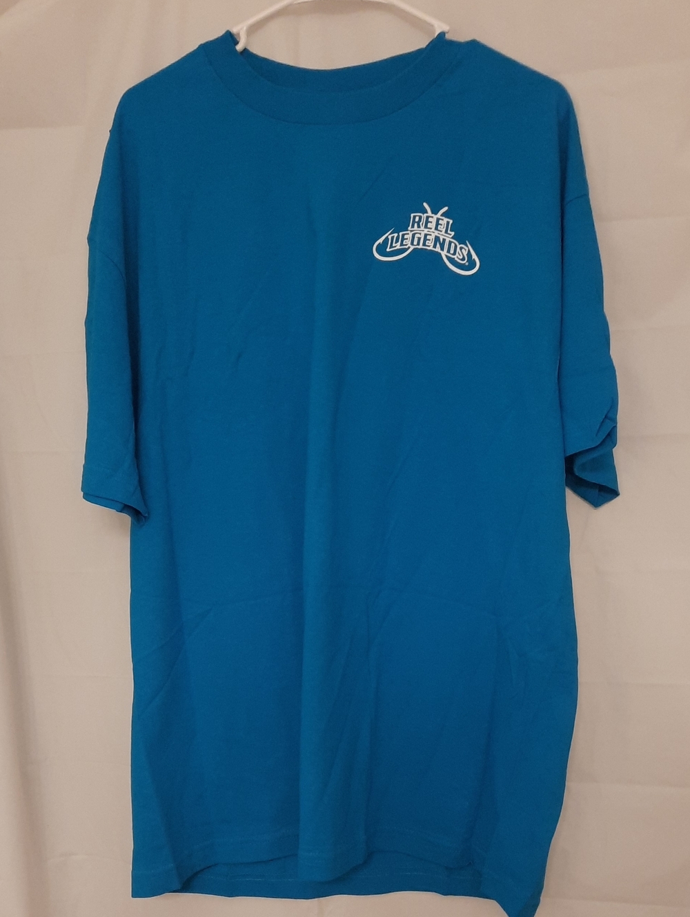 Reel Legends Bright Teal Short Sleeve Crewneck Tee